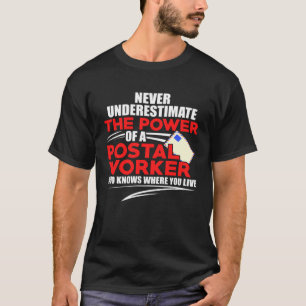 Postarbeiter-Unterschätzung Postman Mailman DA1 T-Shirt