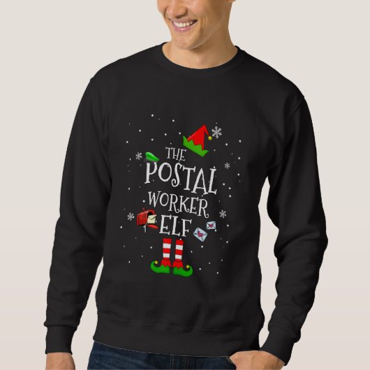 Postarbeiter USA Postdienst Matching Family Sweatshirt (Vorderseite)