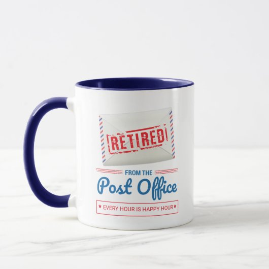 Postarbeiterrente Mailman Funny Coffee Tasse (Links)