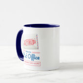 Postarbeiterrente Mailman Funny Coffee Tasse (Vorderseite Links)