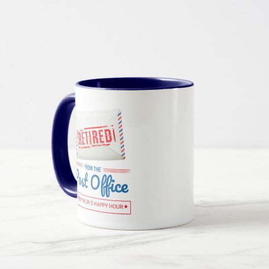 Postarbeiterrente Mailman Funny Coffee Tasse (Vorderseite Links)