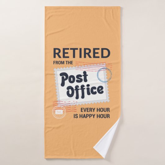 Postarbeiterruhestand Mailman Funny Badehandtuch (Badehandtuch)