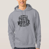 Postarbeiterruhestand Mailman Funny Hoodie (Vorderseite)