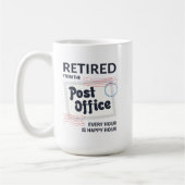 Postarbeiterruhestand Mailman Funny Kaffeetasse (Links)