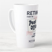Postarbeiterruhestand Mailman Funny Milchtasse (Linke Ecke)