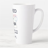 Postarbeiterruhestand Mailman Funny Milchtasse (Rechts)