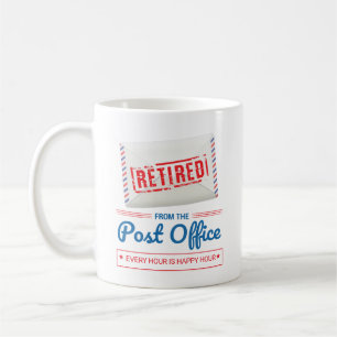 Postarbeiterruhestand Mailman Funny Mug Kaffeetasse