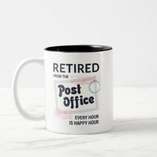 Postarbeiterruhestand Mailman Funny Zweifarbige Tasse
