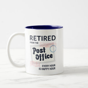 Postarbeiterruhestand Mailman Funny Zweifarbige Tasse