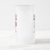 Postarbeiterruhestand Remüde Mailman Funny Gag Mattglas Bierglas (Mittel)