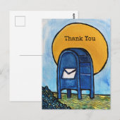 Postausgabe Postkarte (Vorne/Hinten)