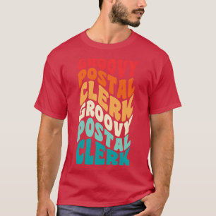 Postbeamter Vintag Retro 60er 70er 80er Vibes T-Shirt