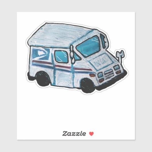 Postbeförderer Aufkleber (Blatt)