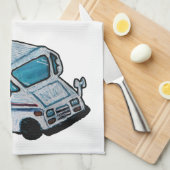 Postbeförderer Geschirrtuch (Viertel Falte)