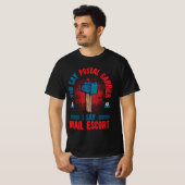 Postbeförderer Postfach Postmahnzustellung T-Shirt (Vorne ganz)