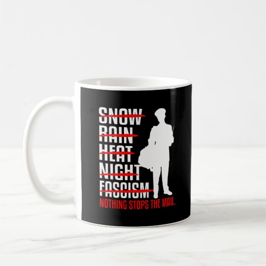 Postbeförderer Postpostüberweisung Kaffeetasse (Links)