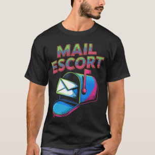 Postbegleiter Lustiger Postbote Zustellung T-Shirt