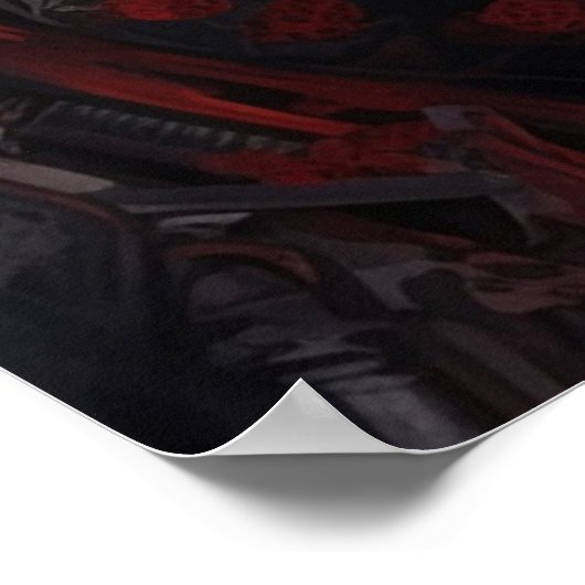 Postbote der Straße Poster (Ecke)