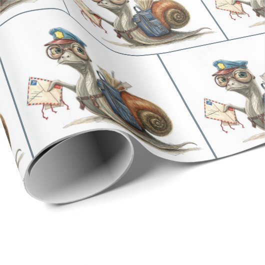 Postbote Geschenkpapier (Rolleneckpunkt)