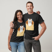 Postbote Kätzchen Briefträger Katze T-Shirt (Unisex)