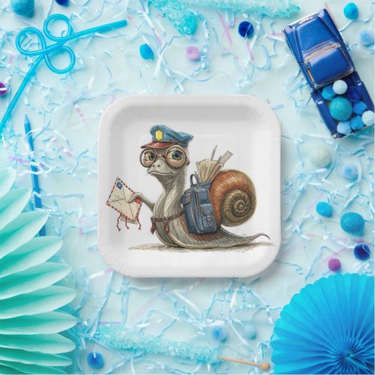 Postbote Pappteller (Party)