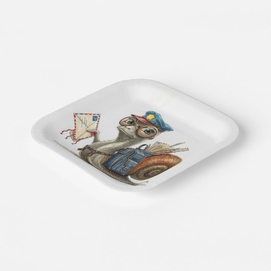 Postbote Pappteller (Gewinkelt)