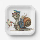 Postbote Pappteller (Vorderseite)