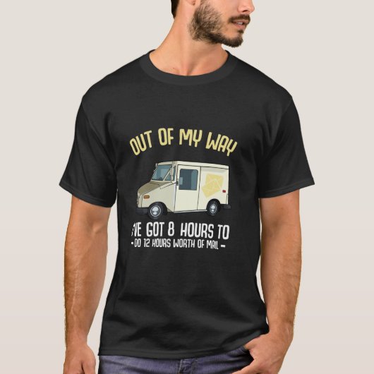 Postbote Postman Postman Postpost O T-Shirt (Vorderseite)