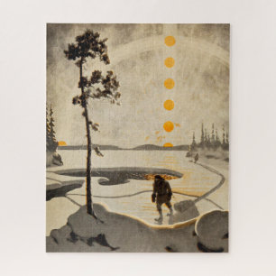 Postboten der Wildnis Arthur Heming Puzzle