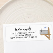 Postbox Butterfly-Rücksendeadresse