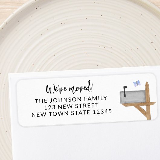 Postbox Butterfly-Rücksendeadresse