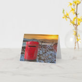 Postbox Karte (Gelbe Blume)