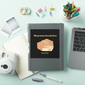 Postbox Parcel Aufkleber Schwarzer Hintergrund (iPad Hülle)