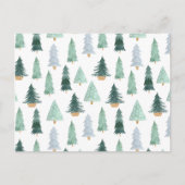 Postcard (10,8 x 14,2 cm) - Christmas Trees Briefk Postkarte (Vorderseite)