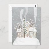 Postcard (10,8 x 14,2 cm) - Winter Scene Postkarte (Vorne/Hinten)