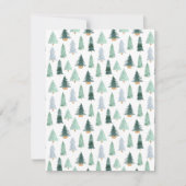 Postcard (10,8 x 14 cm) - Christmas Trees (Vorderseite)
