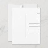 Postcard (10,8 x 14 cm) - Christmas Trees (Rückseite)