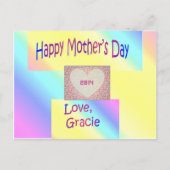 POSTCARD 14.05.03.07.01.MÜTTERTAG POSTKARTE (Vorderseite)