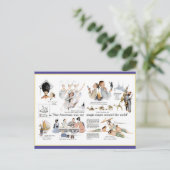 Postcard - 1956 PanAmerican Airways Magazin ad. Postkarte (Stehend Vorderseite)