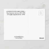 Postcard - 1956 PanAmerican Airways Magazin ad. Postkarte (Rückseite)