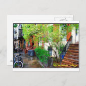 Postcard 1 - Greenwich Village, NYC Postkarte (Vorne/Hinten)