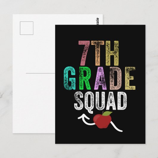 Postcard 7. Klasse Postkarte (Vorne/Hinten)