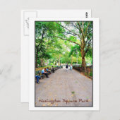 Postcard 9 - Washington Square Park, NYC Postkarte (Vorne/Hinten)