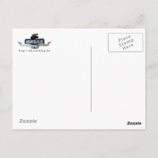 Postcard Absinthe Deniset Postkarte (Rückseite)