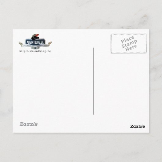 Postcard Absinthe Duval Postkarte (Rückseite)