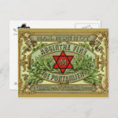 Postcard Absinthe Monnot Postkarte (Vorne/Hinten)