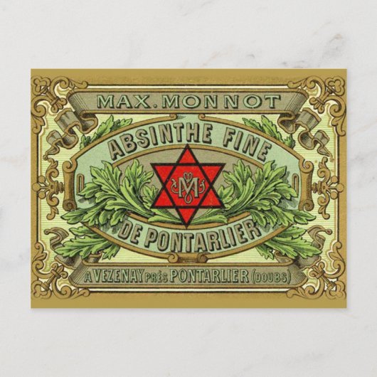 Postcard Absinthe Monnot Postkarte (Vorderseite)