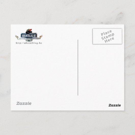 Postcard Absinthe Robette Postkarte (Rückseite)