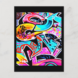 Postcard-Abstrakt/Misc-Graffiti-Galerie 7 Postkarte
