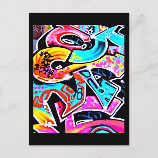 Postcard-Abstrakt/Misc-Graffiti-Galerie 7 Postkarte (Vorderseite)
